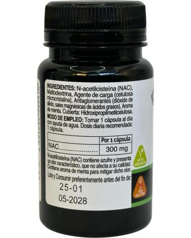 NOVADIET NAC N-ACETIL L-CISTEÍNA 300MG - 30 CÁPSULAS VEGETALES
