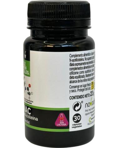 NOVADIET NAC N-ACETIL L-CISTEÍNA 300MG - 30 CÁPSULAS VEGETALES