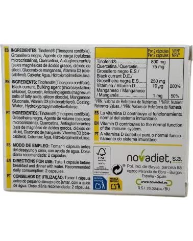 NOVADIET ALESTAMIN COM QUERCETINA, 30 CÁPSULAS