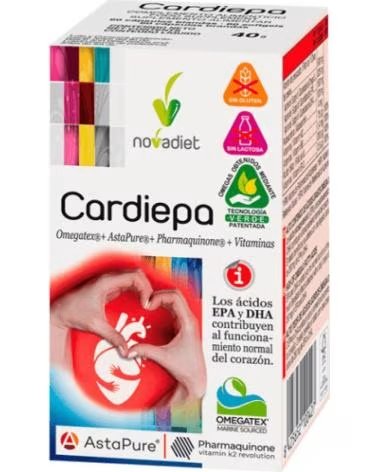 NOVADIET CARDIEPA REFUERZO CARDIOVASCULAR 60 PERLAS