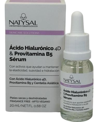 NATYSAL SÉRUM ÁCIDO HIALURÓNICO 4D Y PROVITAMINA B5 20ML