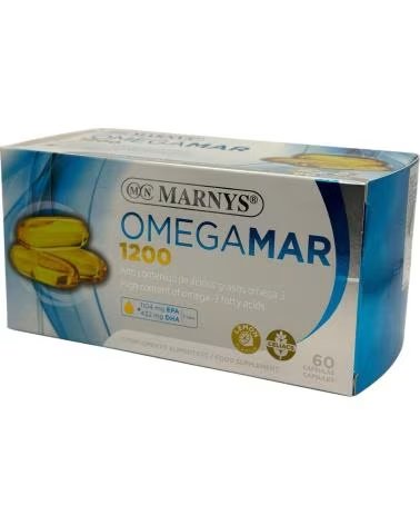 MARNYS OMEGAMAR 1200MG COMPLÉMENT ALIMENTAIRE OMÉGA 3, 60 PERLES