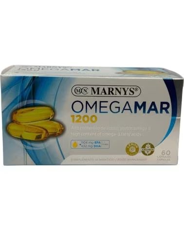 MARNYS OMEGAMAR 1200MG COMPLÉMENT ALIMENTAIRE OMÉGA 3, 60 PERLES
