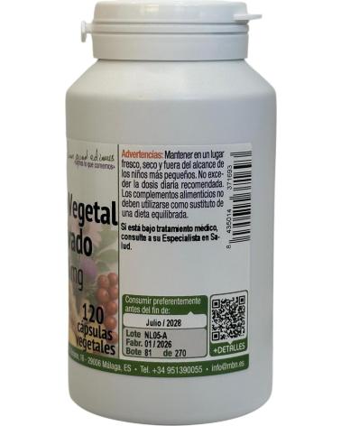 MANABIOS CARBÓN VEGETAL ACTIVADO 540MG 120 CÁPSULAS