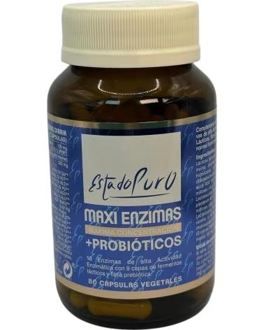 TONGIL MAXI ENZIMAS COM PROBIÓTICOS 80 CÁPSULAS ESTADO PURO