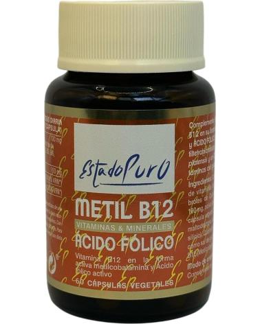 TONGIL METIL B12 ÁCIDO FÓLICO ESTADO PURO 60 CÁPSULAS