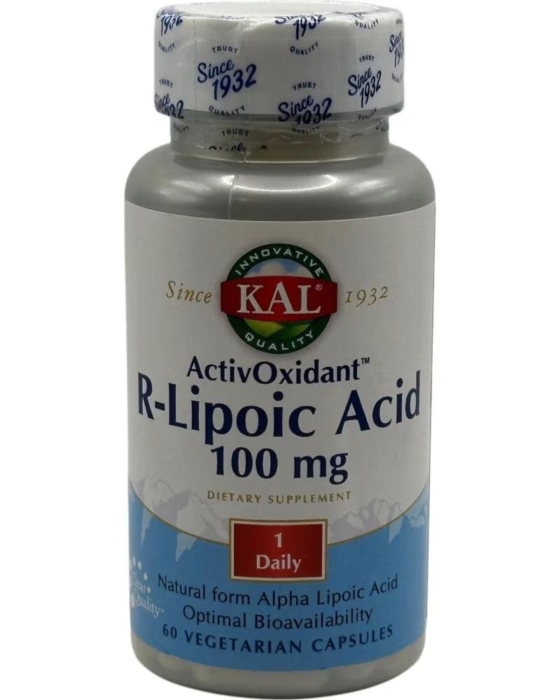 SOLARAY ÁCIDO R-LIPOICO 100MG ACTIVOXIDANT 60 CÁPSULAS