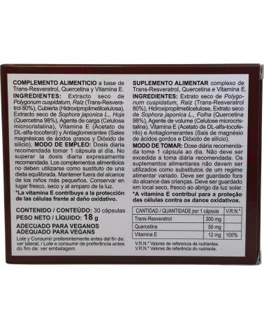 INTEGRALIA RESVERATROLO CON QUERCETINA E VITAMINA E