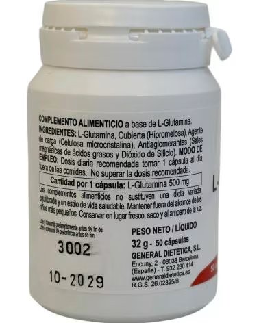 INTEGRALIA L-GLUTAMMINA 500 MG - 50 CAPSULE