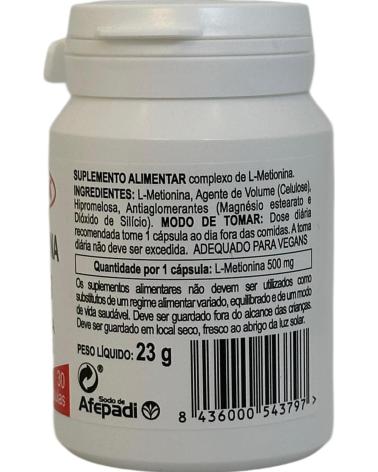 INTEGRALIA L-METIONINA 500 MG - 30 CÁPSULAS