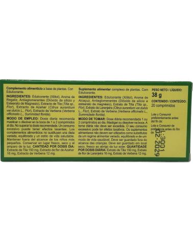 INTEGRALIA TILIA COMPRIMIDOS MASTICABLES