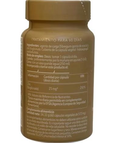 HERBORA BISGLYCINATE DE ZINC 25MG HAUTE BIODISPONIBILITÉ