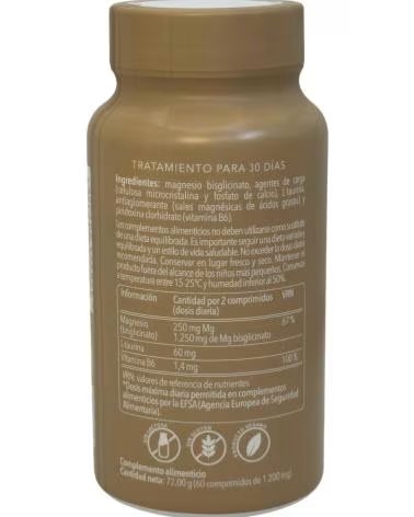 HERBORA MAGNESIO BISGLICINATO QUELADO 250MG - 60 COMPRIMIDOS
