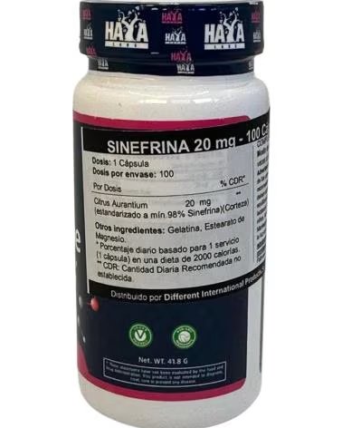 HAYA LABS SYNÉPHRINE 20MG - SUPPLÉMENT 100 GÉLULES