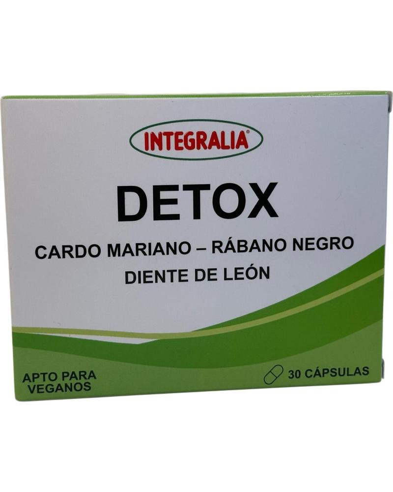 INTEGRALIA DETOX CARDO MARIANO RÁBANO NEGRO DIENTE DE LEÓN 30 CÁPSULAS