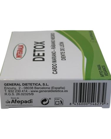 INTEGRALIA DETOX CARDO MARIANO RÁBANO NEGRO DIENTE DE LEÓN 30 CÁPSULAS