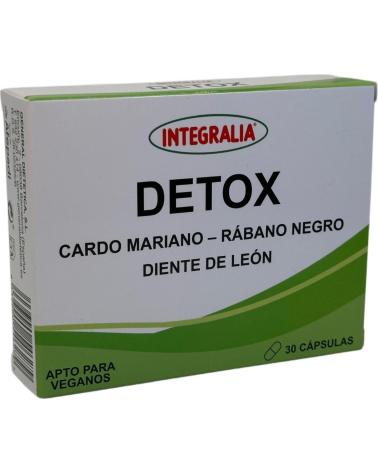 INTEGRALIA DETOX CARDO MARIANO RÁBANO NEGRO DIENTE DE LEÓN 30 CÁPSULAS