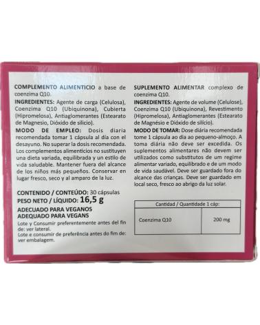 INTEGRALIA COENZIMA Q10 200MG 30 CÁPSULAS