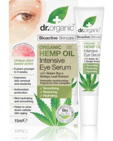 DOCTOR ORGANIC DR SERUM CONTORNO DE OJOS CON ACEITE DE CÁÑAMO BIOACTIVO