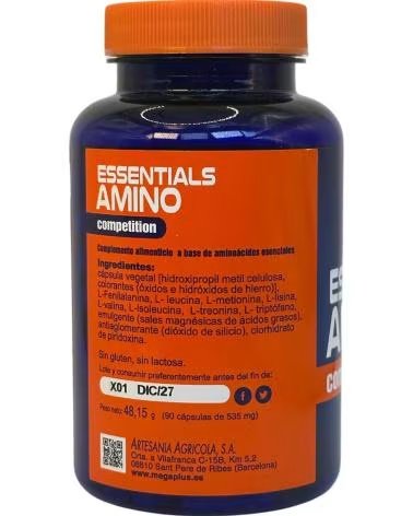 MEGAPLUS ESSENTIALS AMINO, ESSENTIAL ACID SUPPLEMENT, 90 CAPSULES