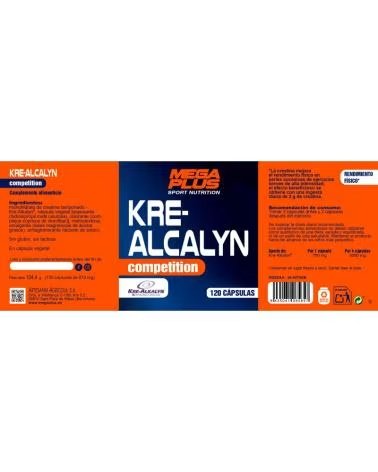 ARTESANIA AGRCOLA AGRICOLA KRE-ALCALYN® CREATINA ALCALINA 120 CÁPSULAS COMPETITION