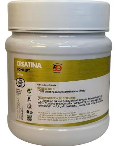 CREATINA MONOHIDRATADA MICRONIZADA MEGAPLUS SÉRIE CONCEPT 500G
