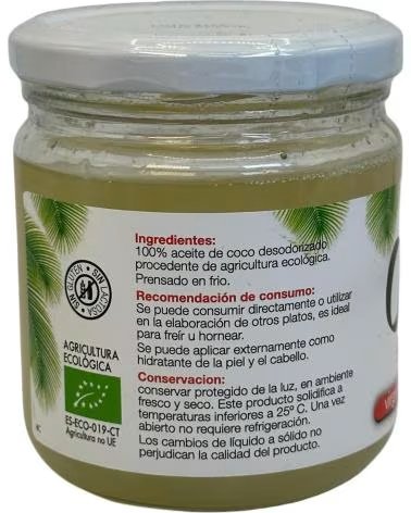 ARTESANIA AGRCOLA BIO NATIVES KOKOSÖL PLANTIS 250G