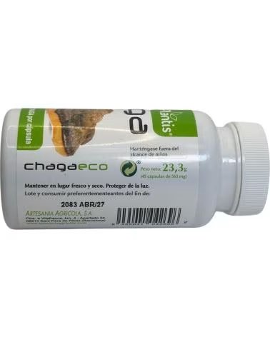 ARTESANIA AGRCOLA AGRICOLA CHAGA 45 CÁPSULAS BIO ECO