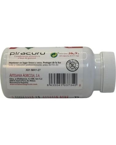 ARTESANIA AGRCOLA AGRICOLA PIRACURU GUARANÁ PAULLINIA CUPANA 60 CÁPSULAS
