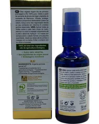 MARNYS ÓLEO DE ARGÃO BIO 50 ML EM SPRAY