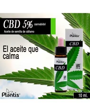 ARTESANIA AGRCOLA ÓLEO DE CBD 5% PLANTIS - FRASCO COM CONTA-GOTAS 10ML