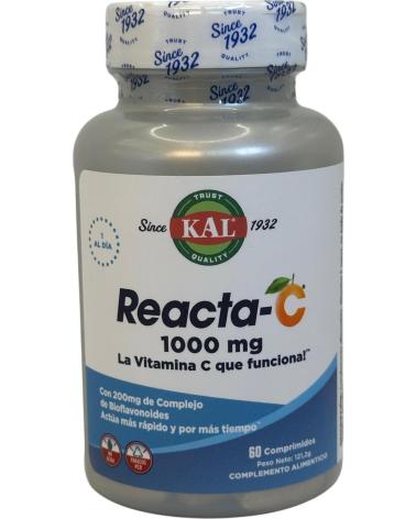 SOLARAY REACTA-C VITAMINA C RETARD 1000 MG, 60 COMPRIMIDOS