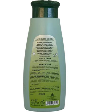 DSHILA JABÓN CORPORAL CON AVENA D´SHILA LÍNEA VERDE 400ML