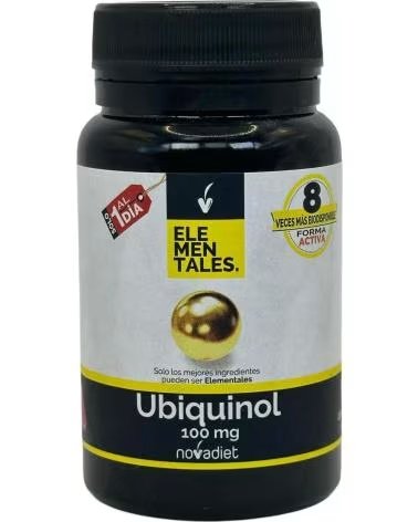 NOVADIET UBIQUINOL 100MG ELEMENTALES NAHRUNGSERGÄNZUNGSMITTEL