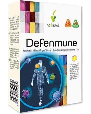 NOVADIET DEFENMUNE MIT LACTOFERRIN, PILZEN, QUERCETIN, ZINK UND VITAMIN C