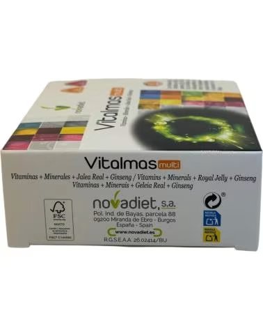 NOVADIET VITALMAS MULTI, 30 PÉROLAS DE CÁPSULA MOLE