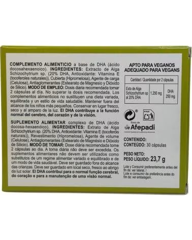 INTEGRALIA DHA VÉGÉTAL ALGUE SCHIZOCHYTRIUM 30 GÉLULES
