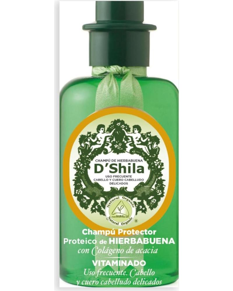 DSHILA CHAMPÚ PROTEICO D´SHILA DE HIERBABUENA 300ML
