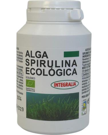 INTEGRALIA ALGA SPIRULINA ECOLÓGICA 500MG - 100 CÁPSULAS