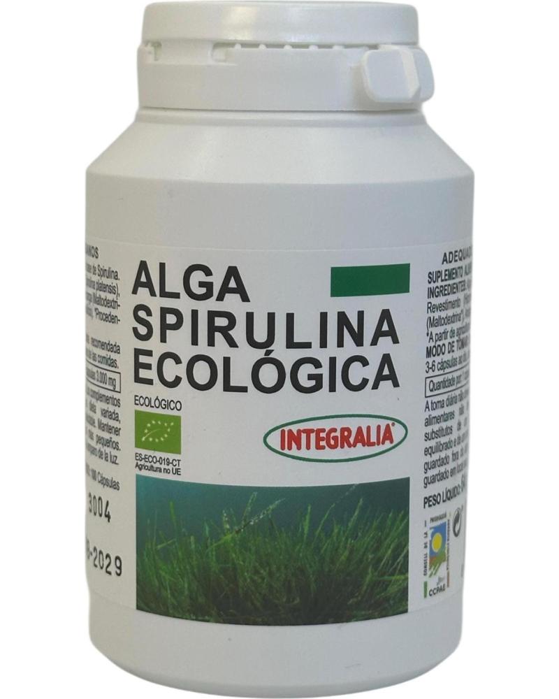INTEGRALIA ALGA SPIRULINA ECOLÓGICA 500MG - 100 CÁPSULAS