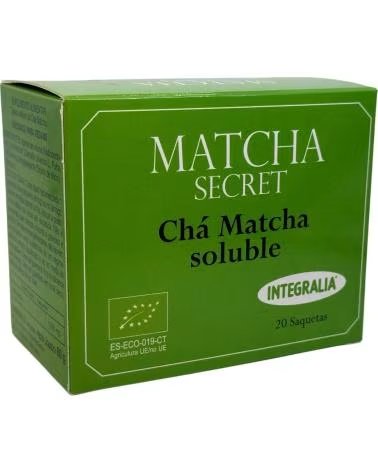 INTEGRALIA MATCHA SECRET CHÁ SOLÚVEL ORGÂNICO - 20 MONODOSES