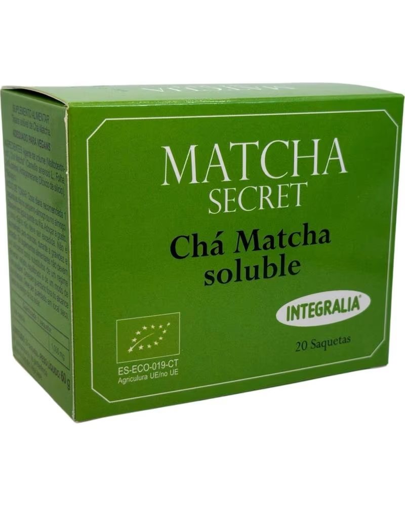 INTEGRALIA MATCHA SECRET CHÁ SOLÚVEL ORGÂNICO - 20 MONODOSES