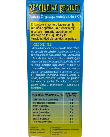 PLAMECA RESOLUTIVO REGIUM 600ML FÓRMULA ORIGINAL