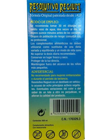 PLAMECA RESOLUTIVO REGIUM 600ML FÓRMULA ORIGINAL