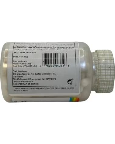 SOLARAY NIACINA 500 MG NO FLUSH VITAMINA B3 100 VEGCAPS