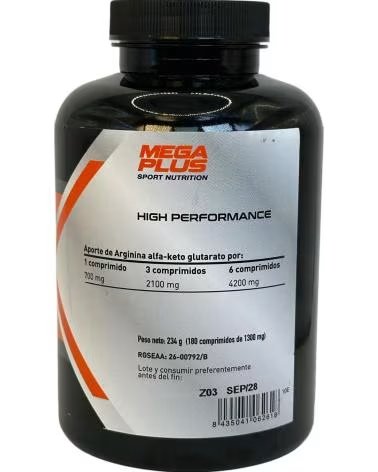 ARTESANIA AGRCOLA OXIDO NITRICO COMPETITION COMPRIMIDOS DE ARGININA ALFA-KETOG