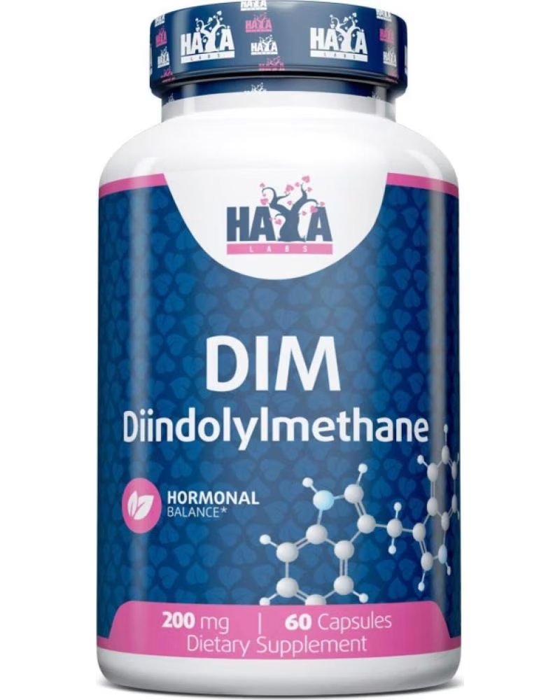 HAYA LABS DIM DI-INDOLYL METHANE ESTROGEN CONTROL 200MG 60 CAPSULAS DE