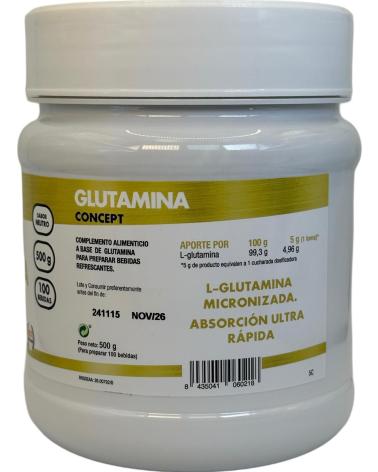 MEGAPLUS GLUTAMINA MICRONIZADA SERIE CONCEPT 500G DE