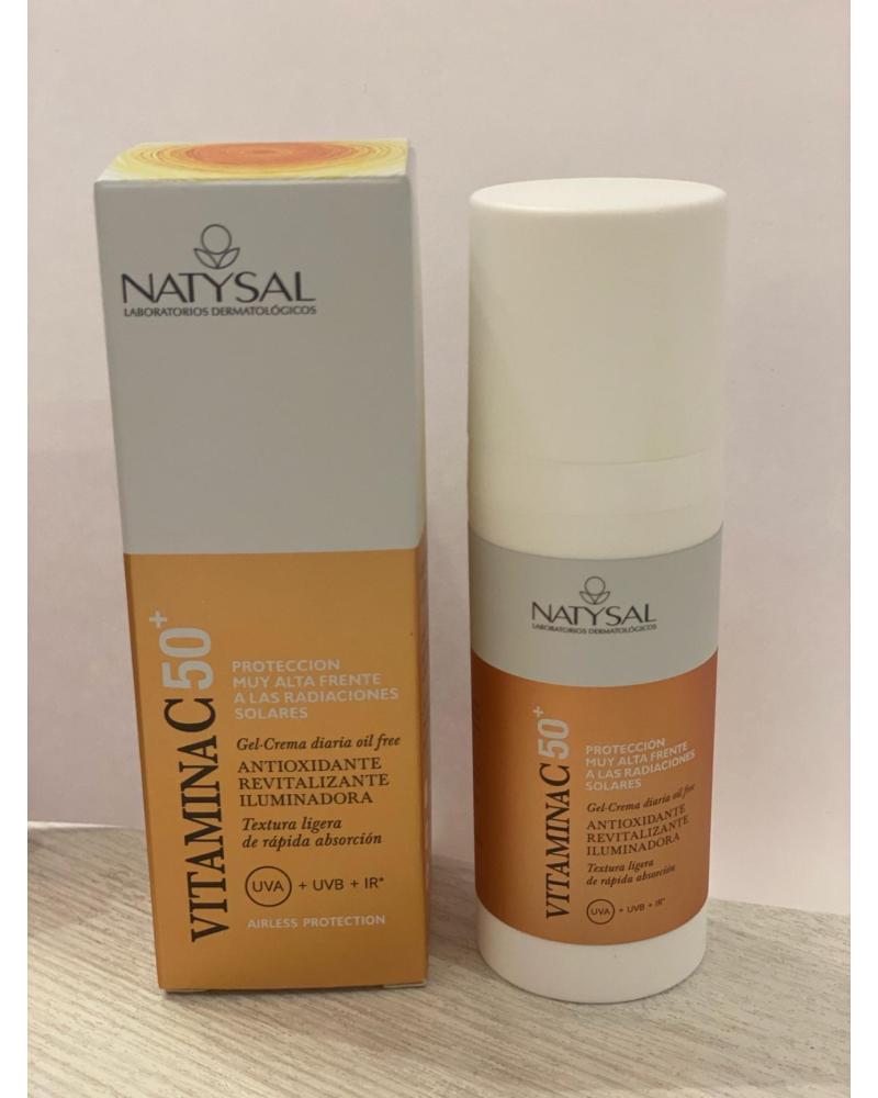 NATYSAL CREMA DE VITAMINA C CON DOSIFICADOR DE