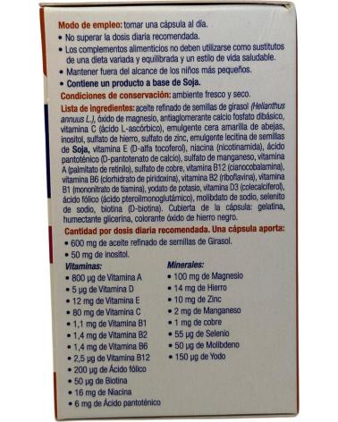 NATYSAL MULTIVITAMINAS Y MINERALES 30 CAPSULAS DE